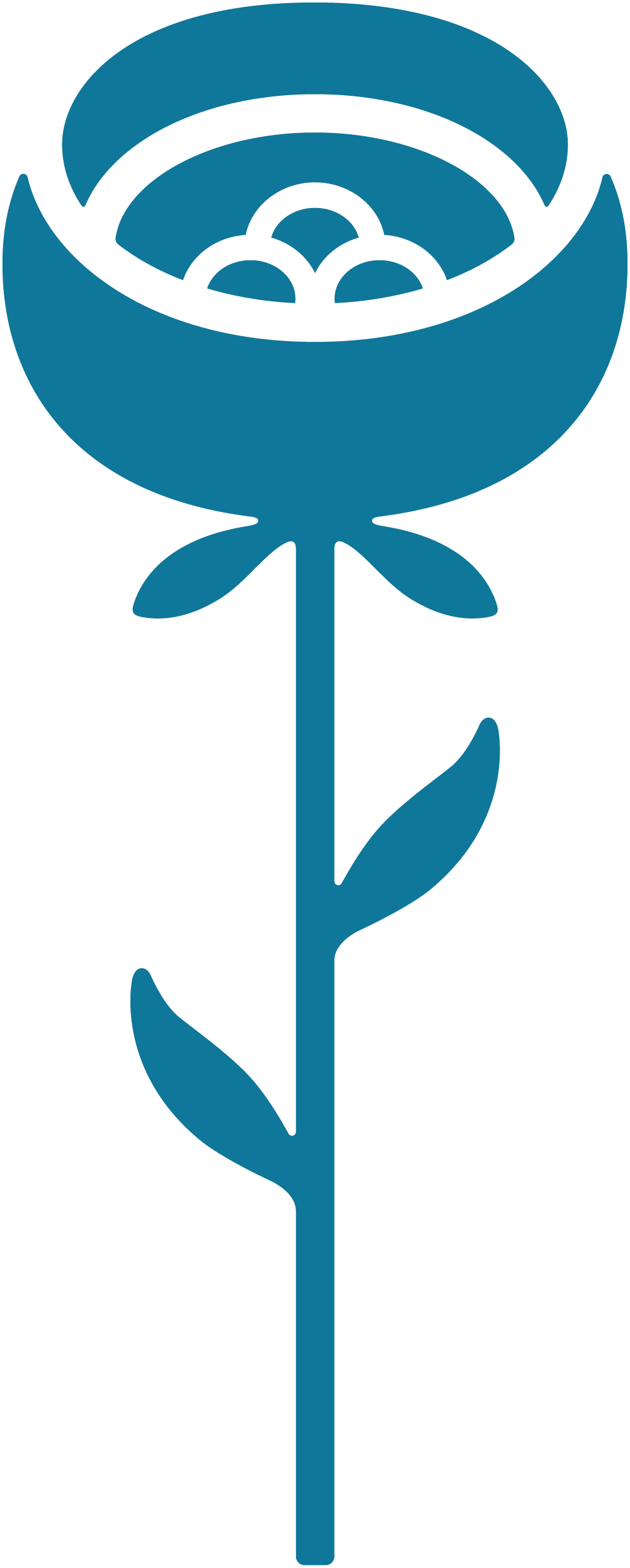 A hand-drawn rose from The French Tearoom identity